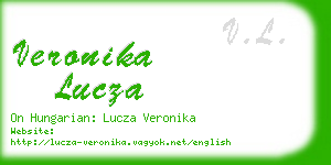 veronika lucza business card